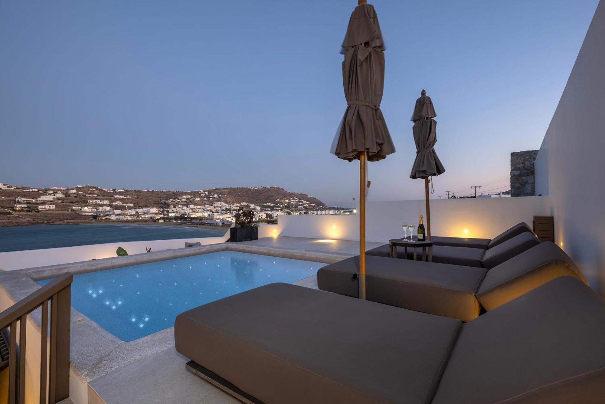 Aeonic Suites And Spa Mykonos Town Экстерьер фото