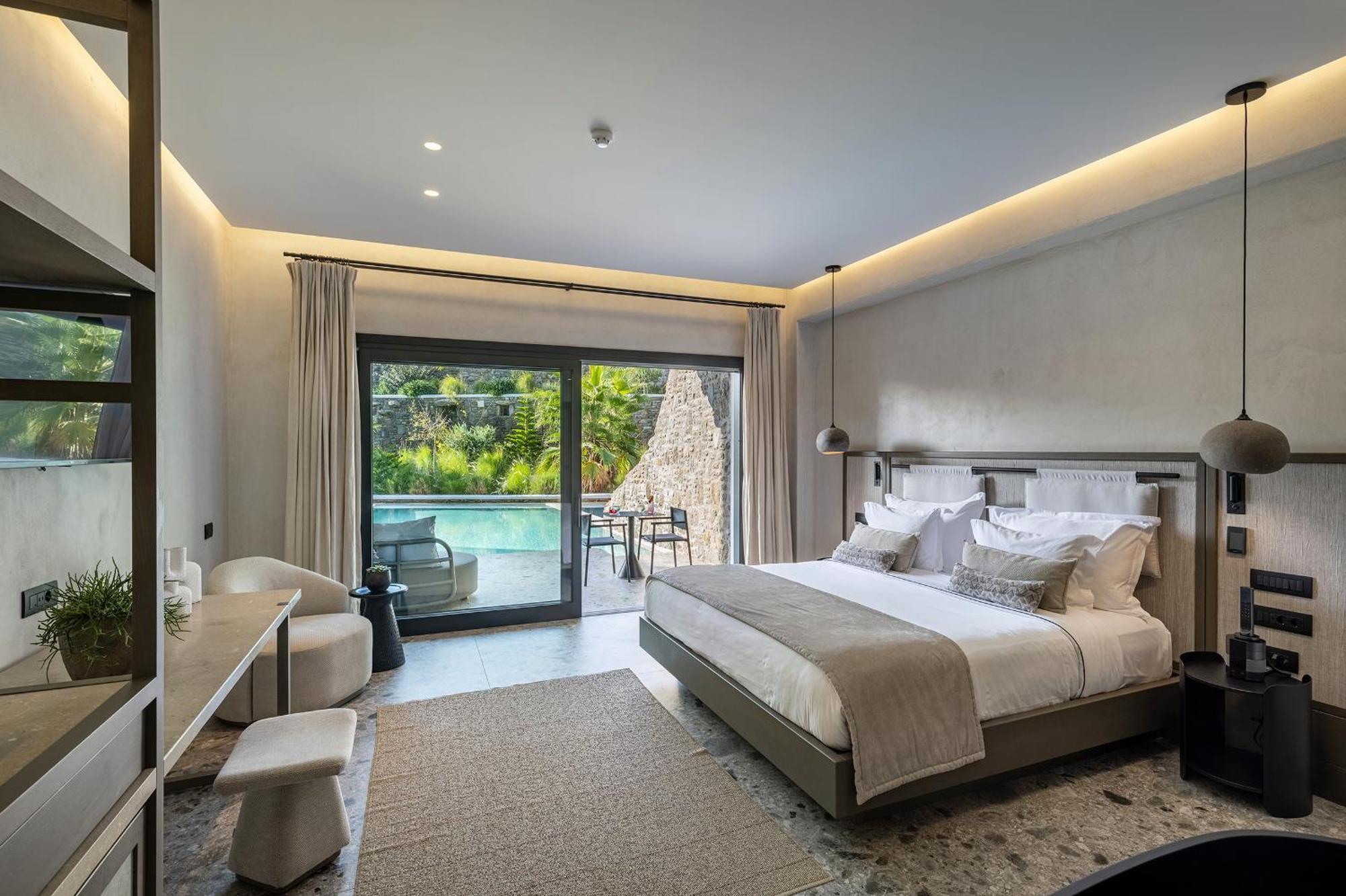 Aeonic Suites And Spa Mykonos Town Экстерьер фото