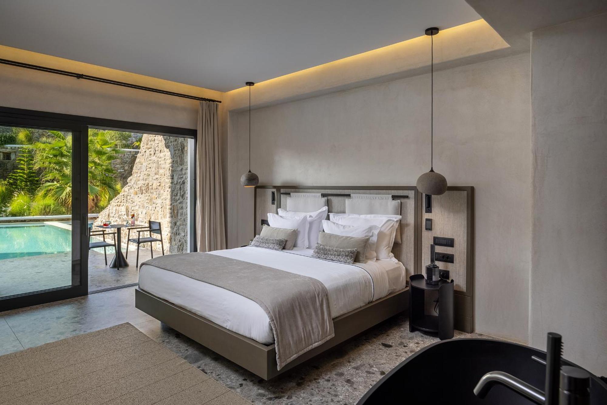 Aeonic Suites And Spa Mykonos Town Экстерьер фото