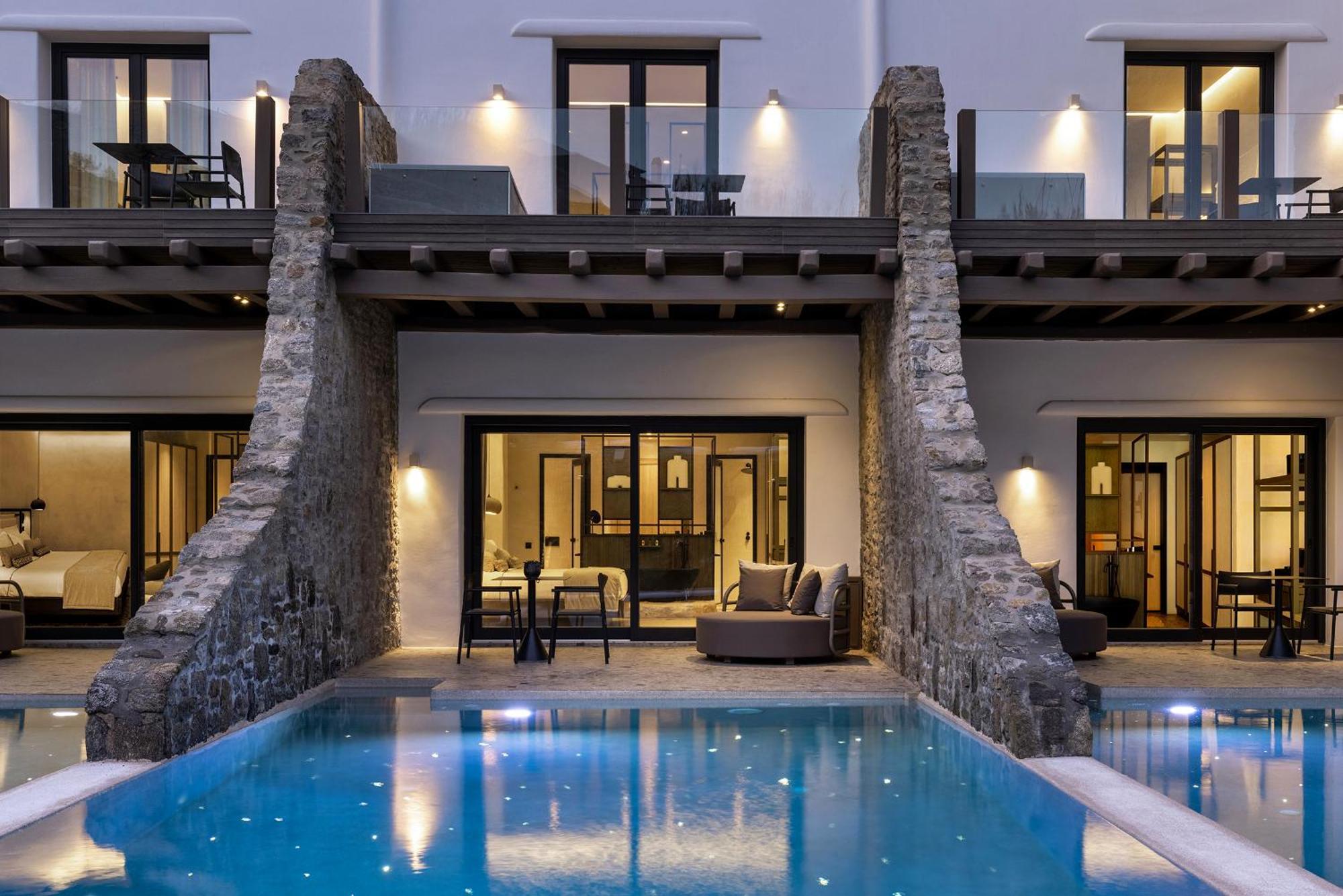 Aeonic Suites And Spa Mykonos Town Экстерьер фото