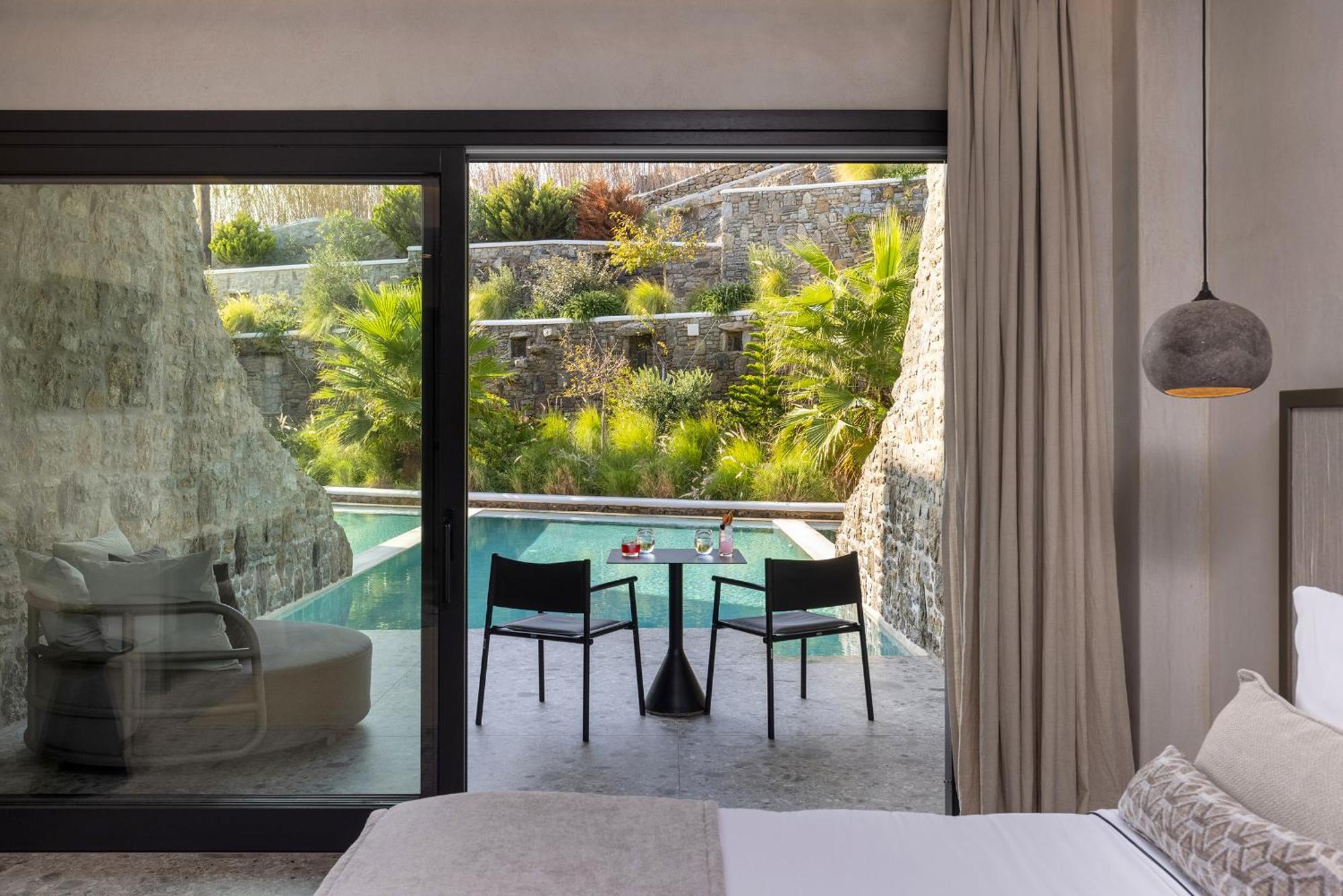 Aeonic Suites And Spa Mykonos Town Экстерьер фото